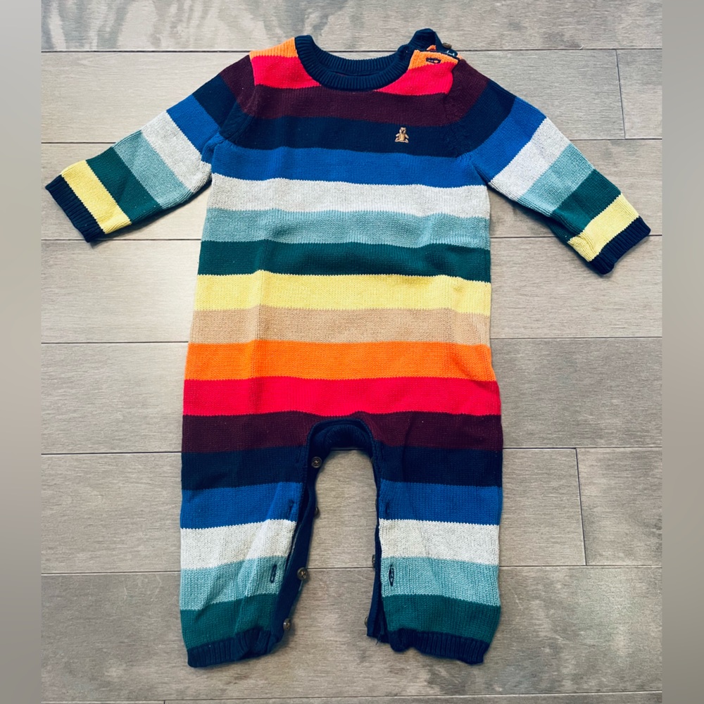 The Gap baby stripe knit romper
